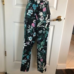Banana Republic Avery Floral Pineapple Pant Size 2